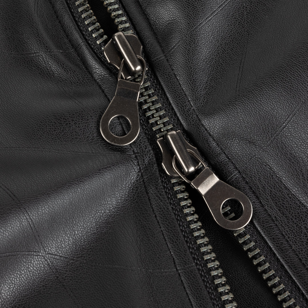 Dime Debossed Wavy Jacket - Black