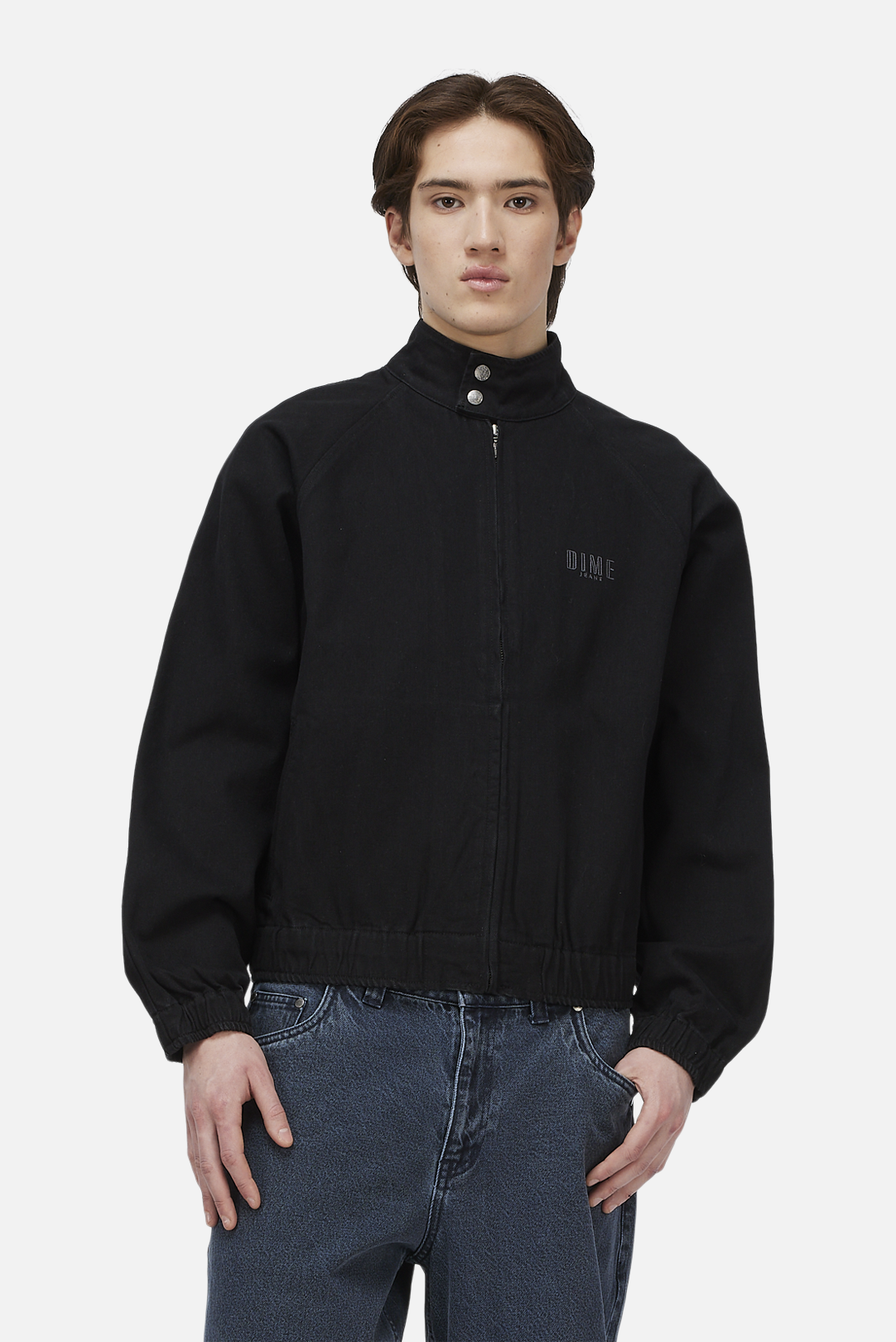 Dime Jeans Jacket - Black