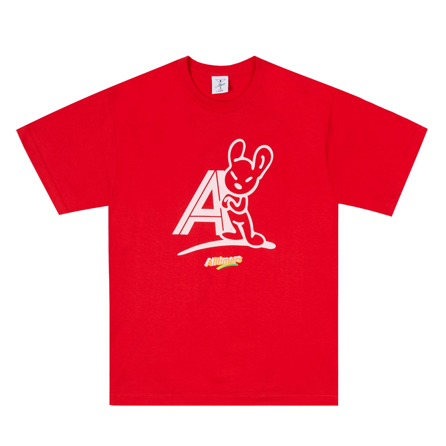 Alltimers MAD RABIT TEE "Red"