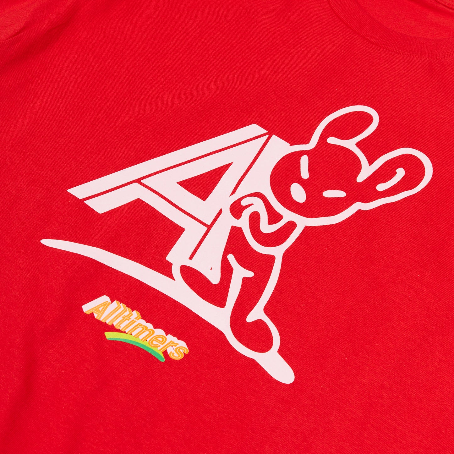 Alltimers MAD RABIT TEE "Red"