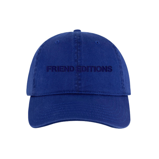 FRIEND EDITIONS Monogram Cap - Royal