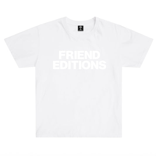 FRIEND EDITIONS Monogram Short Sleeve T-Shirt - White