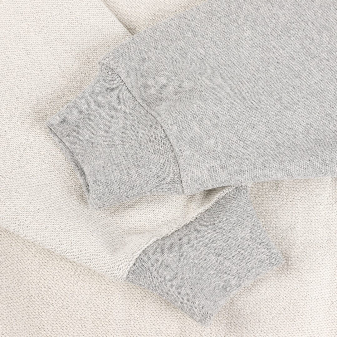 Dime Reverse French Terry Zip Hoodie - Heather gray