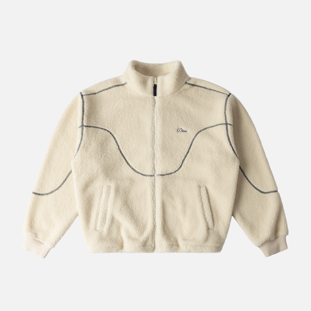 Dime Polar Fleece Sherpa Zip - Cream – SLON STORE