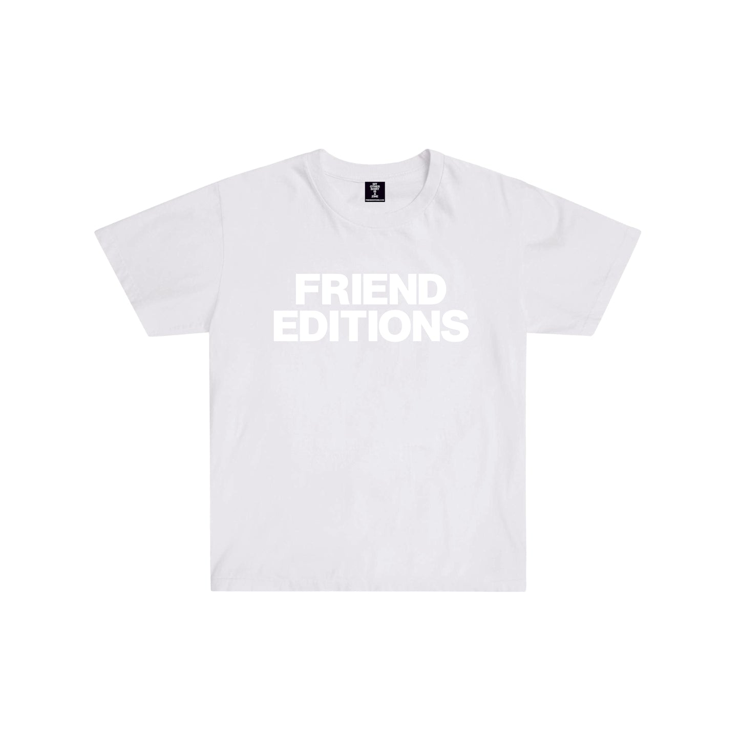 FRIEND EDITIONS Monogram Short Sleeve T-Shirt "White"