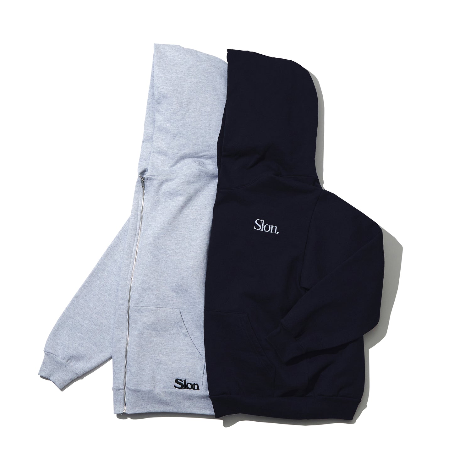 SLON Classic Logo Heavyweight Zip Up Hooded