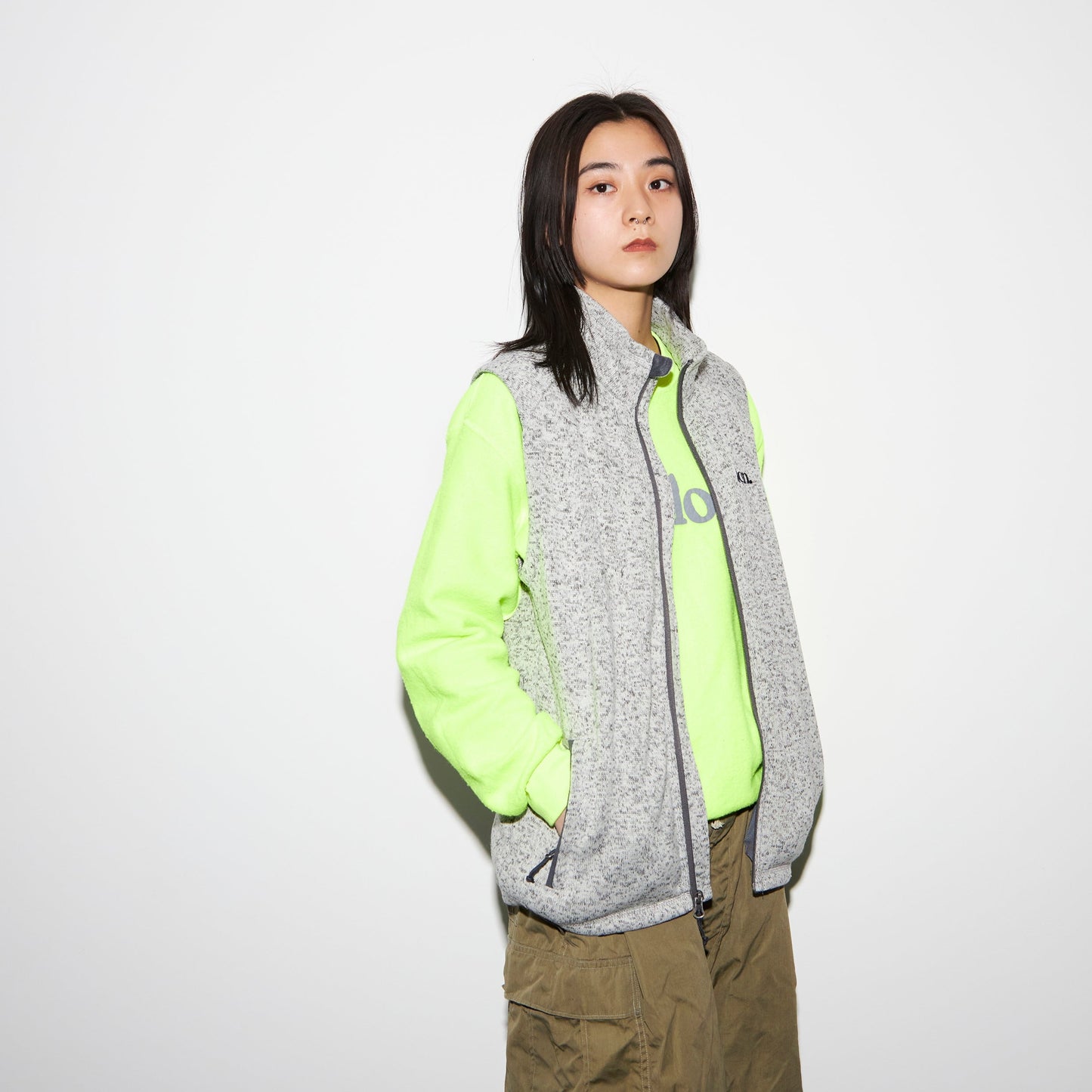 SLON Classic Logo Reversible Sweatshirt “Safety Yellow”