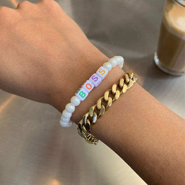 FUK'S SWEETHEART Beads Bracelet "KOBE, 8/24"