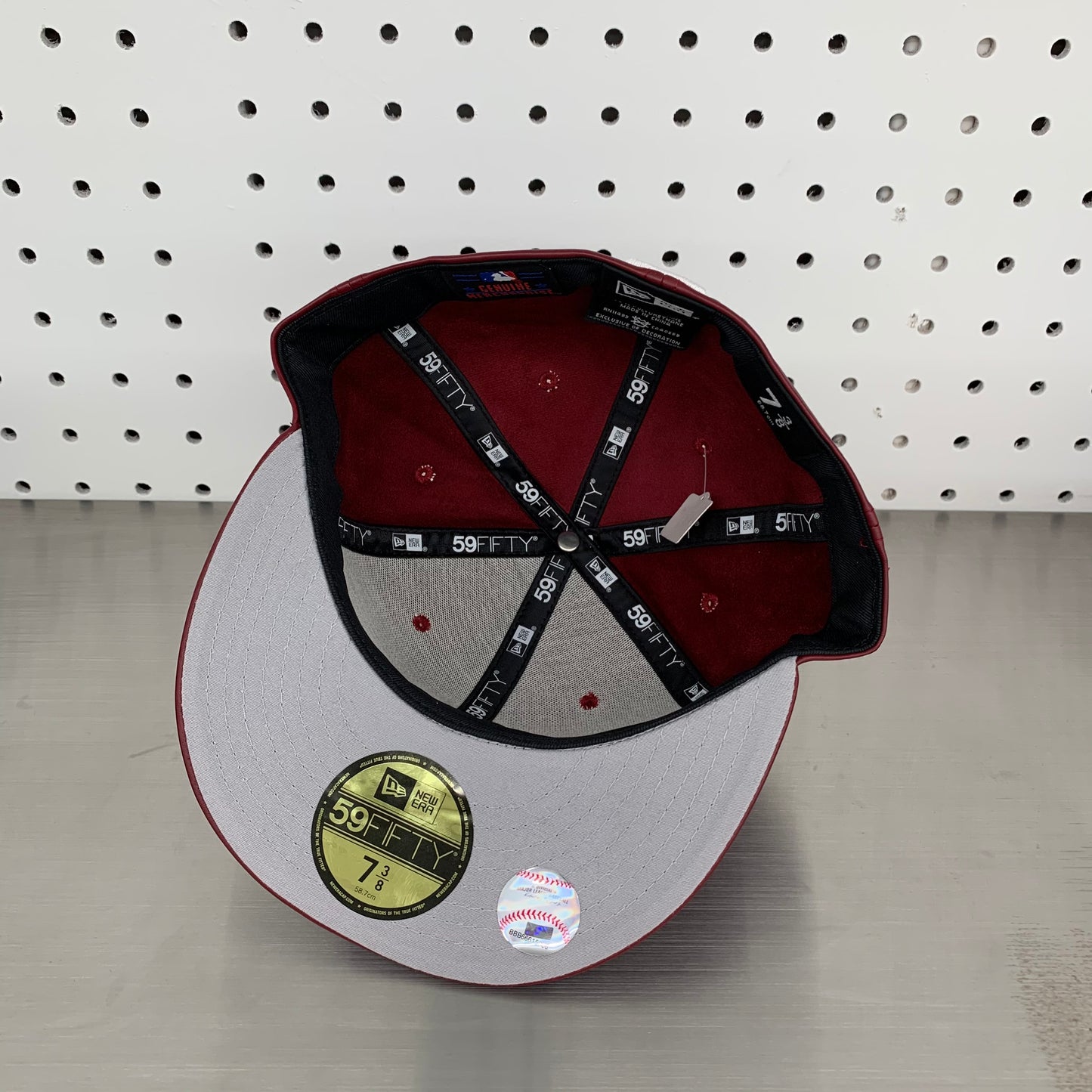 New York Yankees New Era 59FIFTY Fitted Cap "Burgundy Leather"