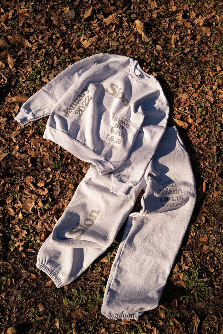 SLON × BE AT TOKYO "HOME AND WARM" Home Wear - Sweatpants
