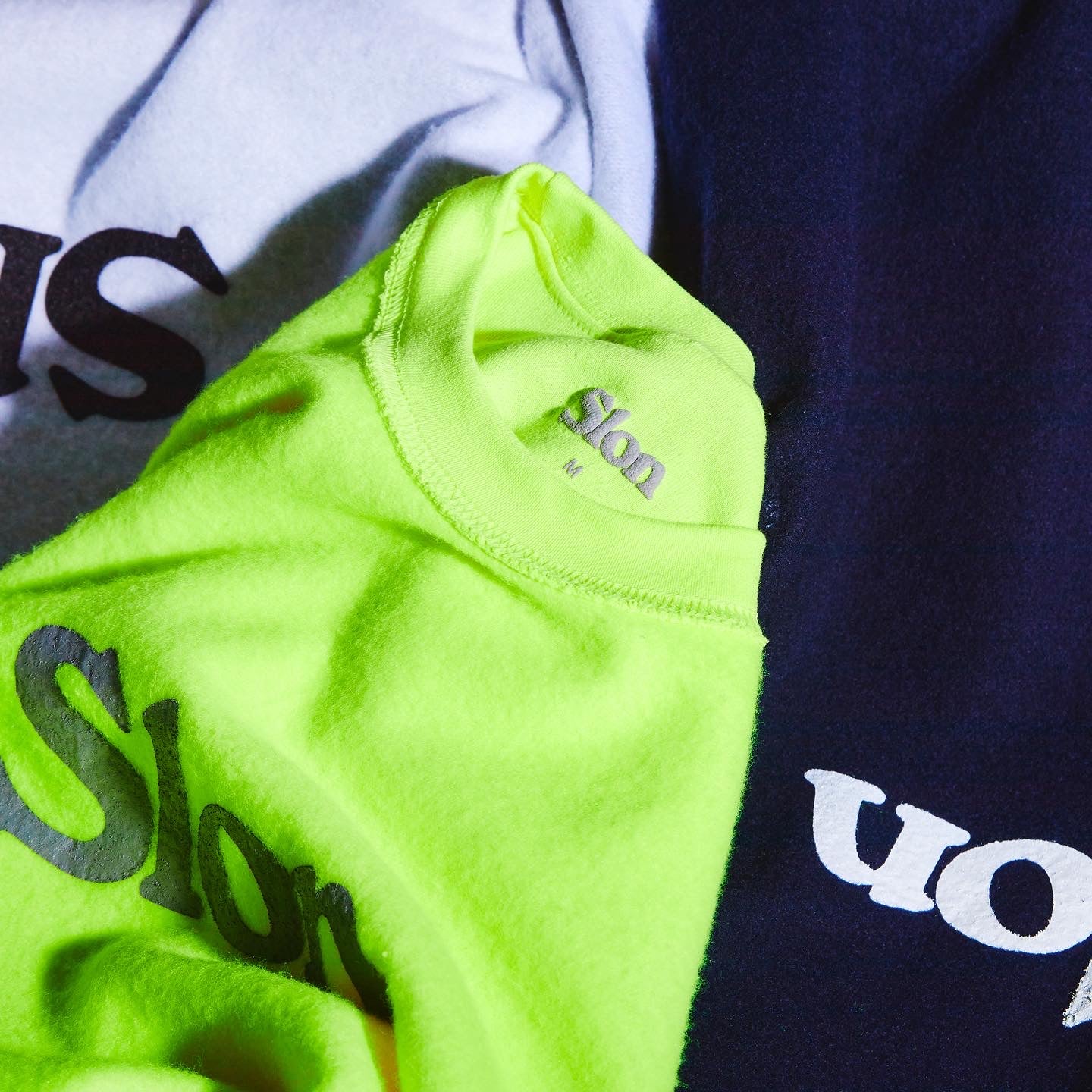 SLON Classic Logo Reversible Sweatshirt “Safety Yellow”