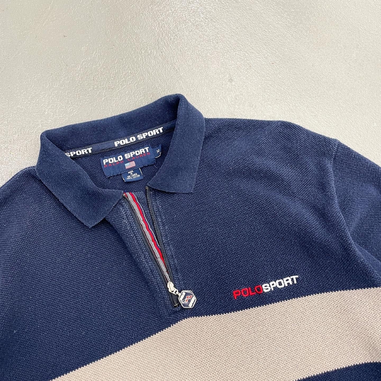 POLO SPORT VINTAGE ZIP SHIRT