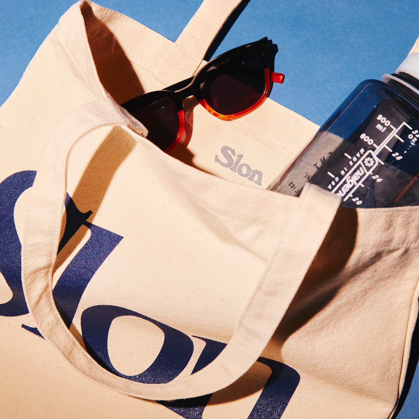 SLON Small Tech Logo Canvas Tote