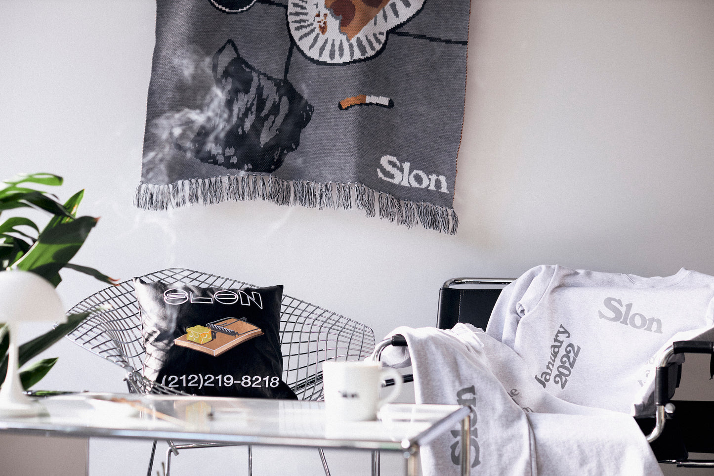 SLON × BE AT TOKYO "HOME AND WARM" Home Wear - Sweatpants