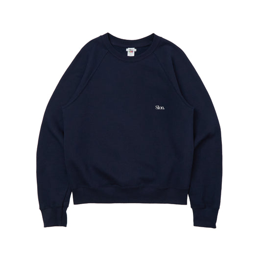 Slon FRUIT Raglan Sweat - Deep Navy