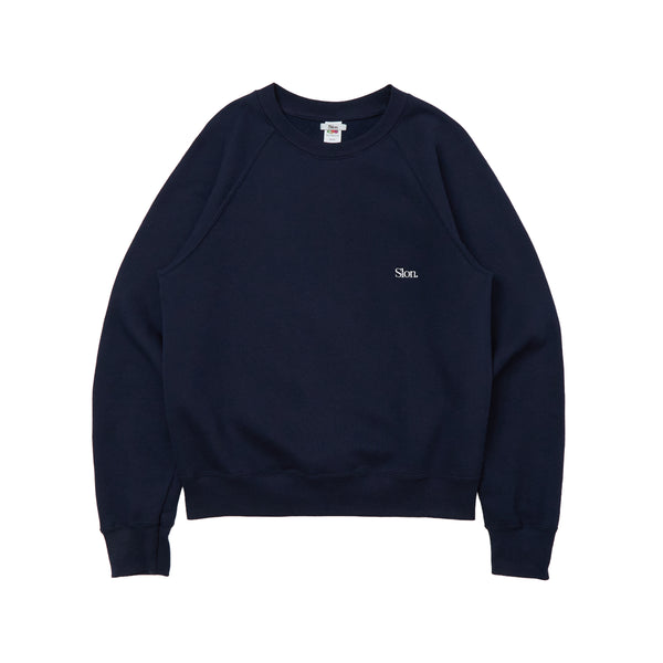 Slon FRUIT Raglan Sweat - Deep Navy