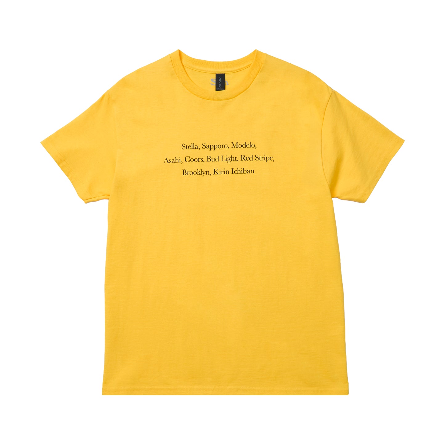 Slon "Beer of Choice" S/S Tee - Daisy Yellow