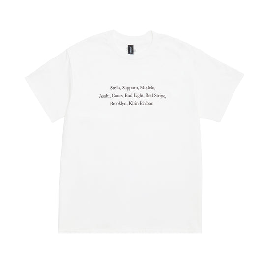 Slon "Beer of Choice" S/S Tee - White