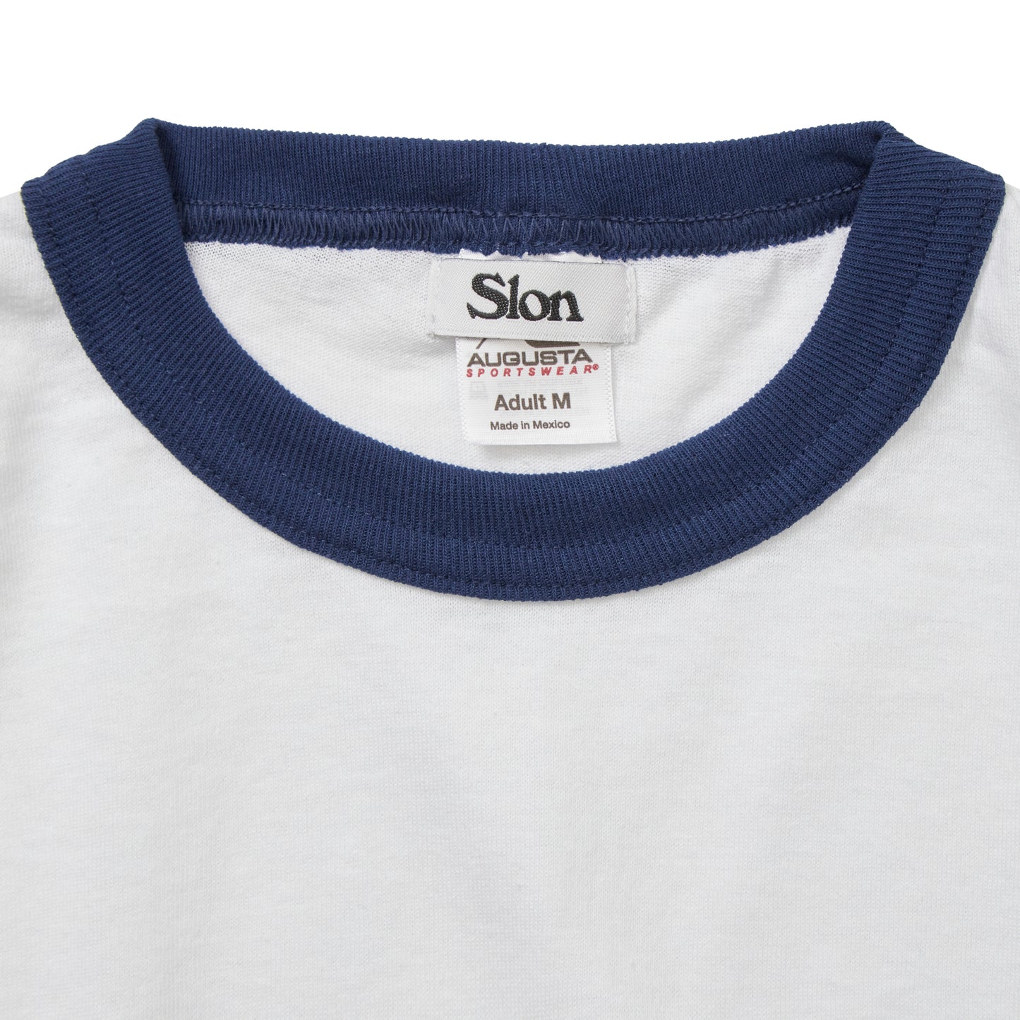 Slon Classic Logo Authentic Ringer Tee "White"