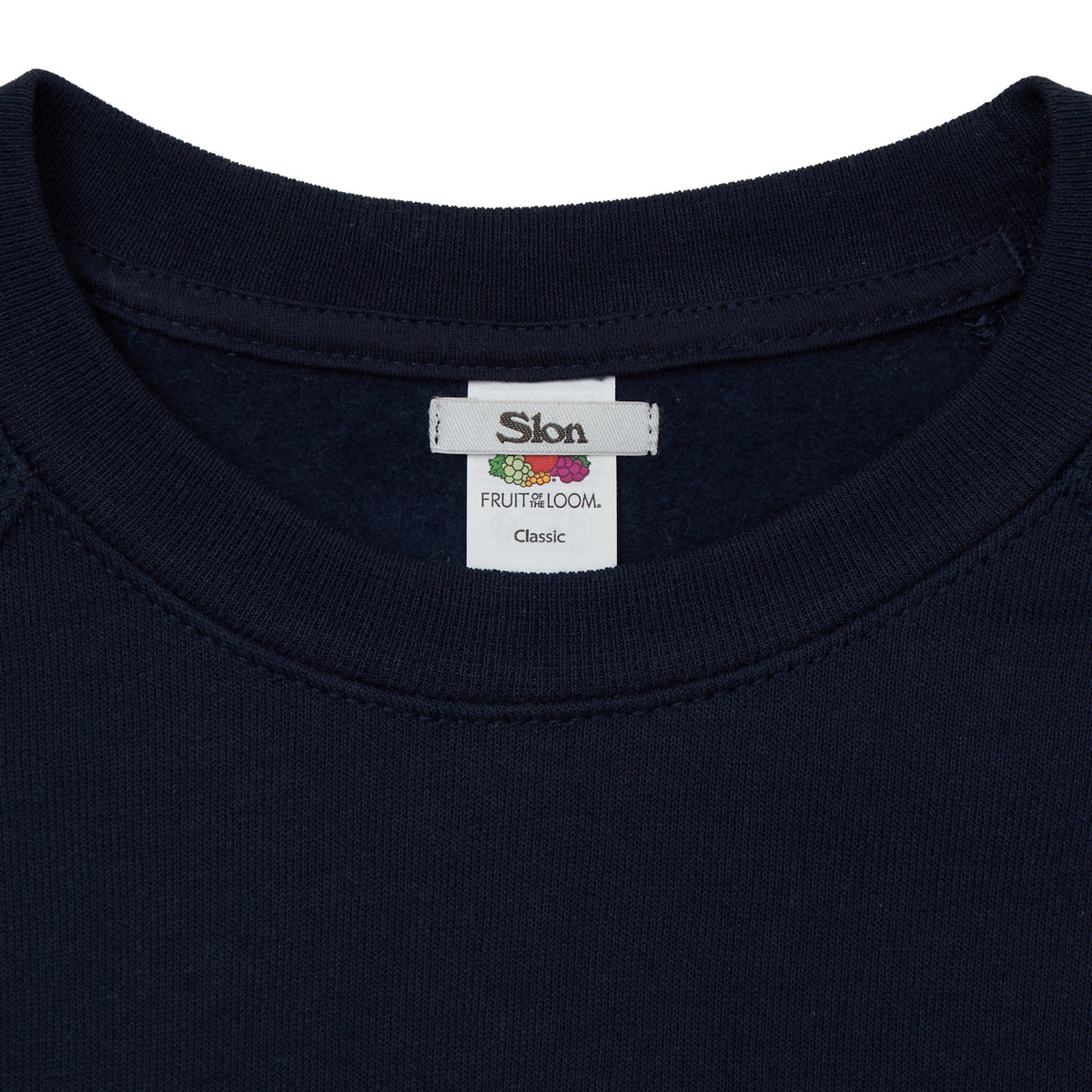 Slon FRUIT Raglan Sweat - Deep Navy