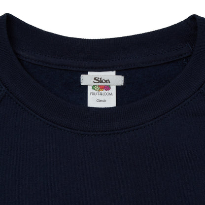 Slon FRUIT Raglan Sweat - Deep Navy