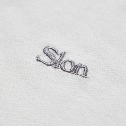 Slon Classic Logo Authentic Ringer Tee "White"