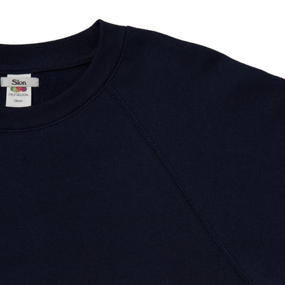 Slon FRUIT Raglan Sweat - Deep Navy