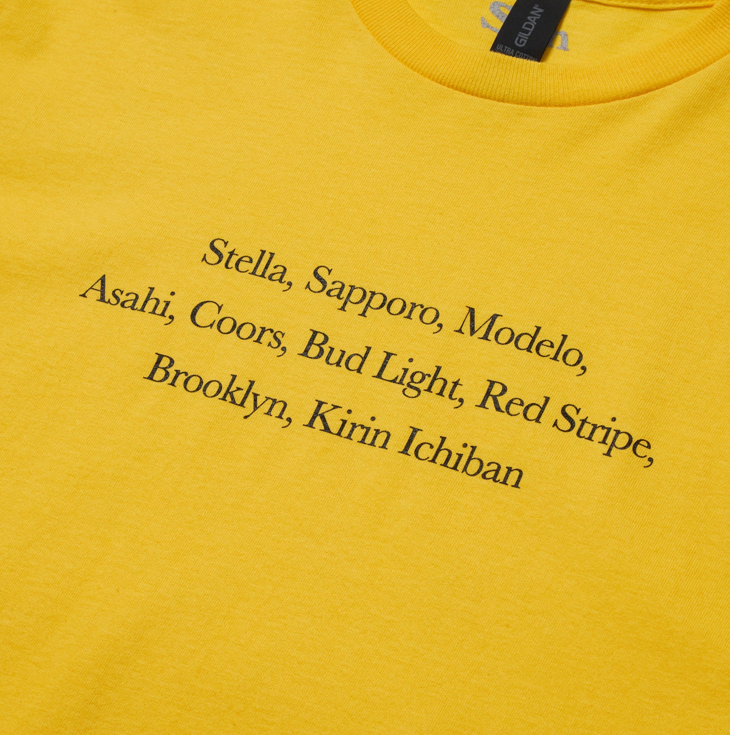 Slon "Beer of Choice" S/S Tee - Daisy Yellow