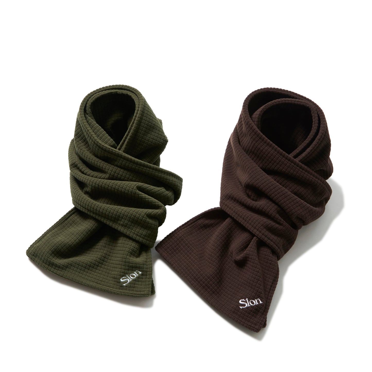 Slon Grid Fleece Classy Scarf