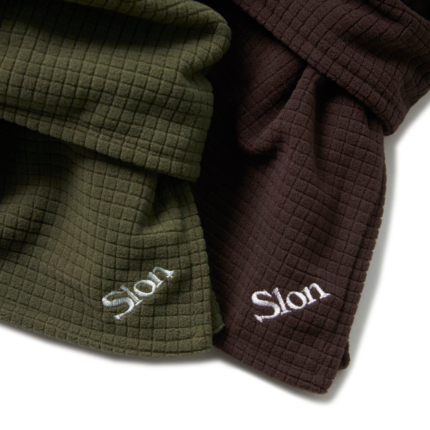 Slon Grid Fleece Classy Scarf