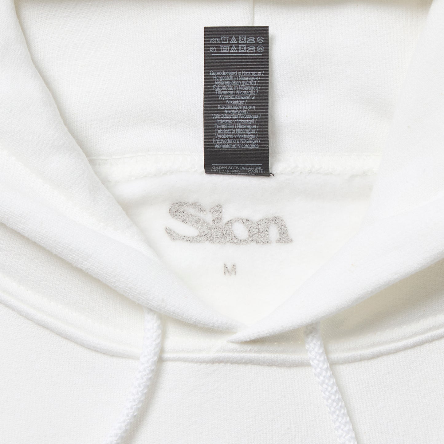 Slon New Year Pullover Hoodie - White