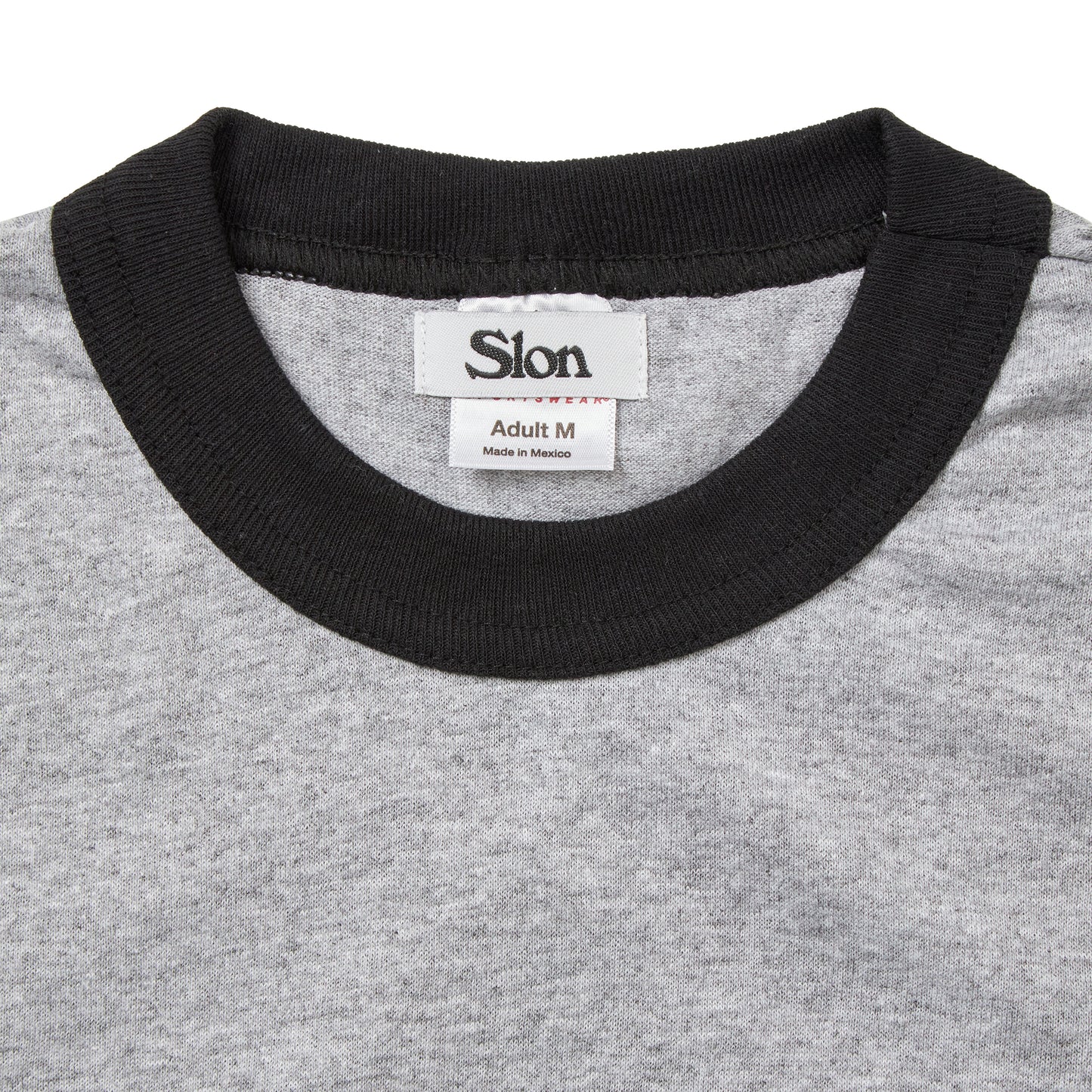 Slon Classic Logo Authentic Ringer Tee "Grey"