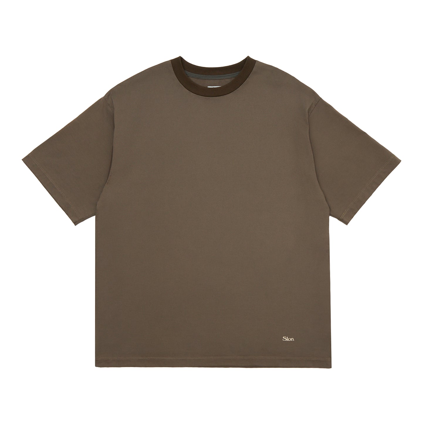 Slon Basic & Comfort S/S Tee - Sepia