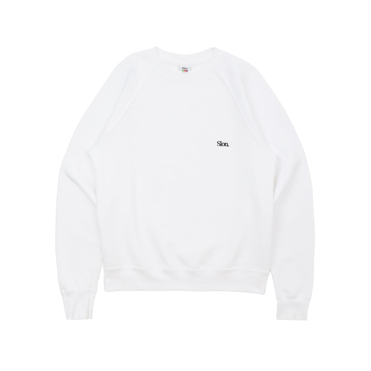 Slon FRUIT Raglan Sweat - White