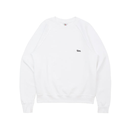 Slon FRUIT Raglan Sweat - White