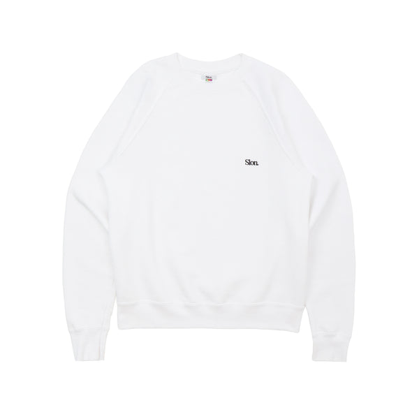 Slon FRUIT Raglan Sweat - White