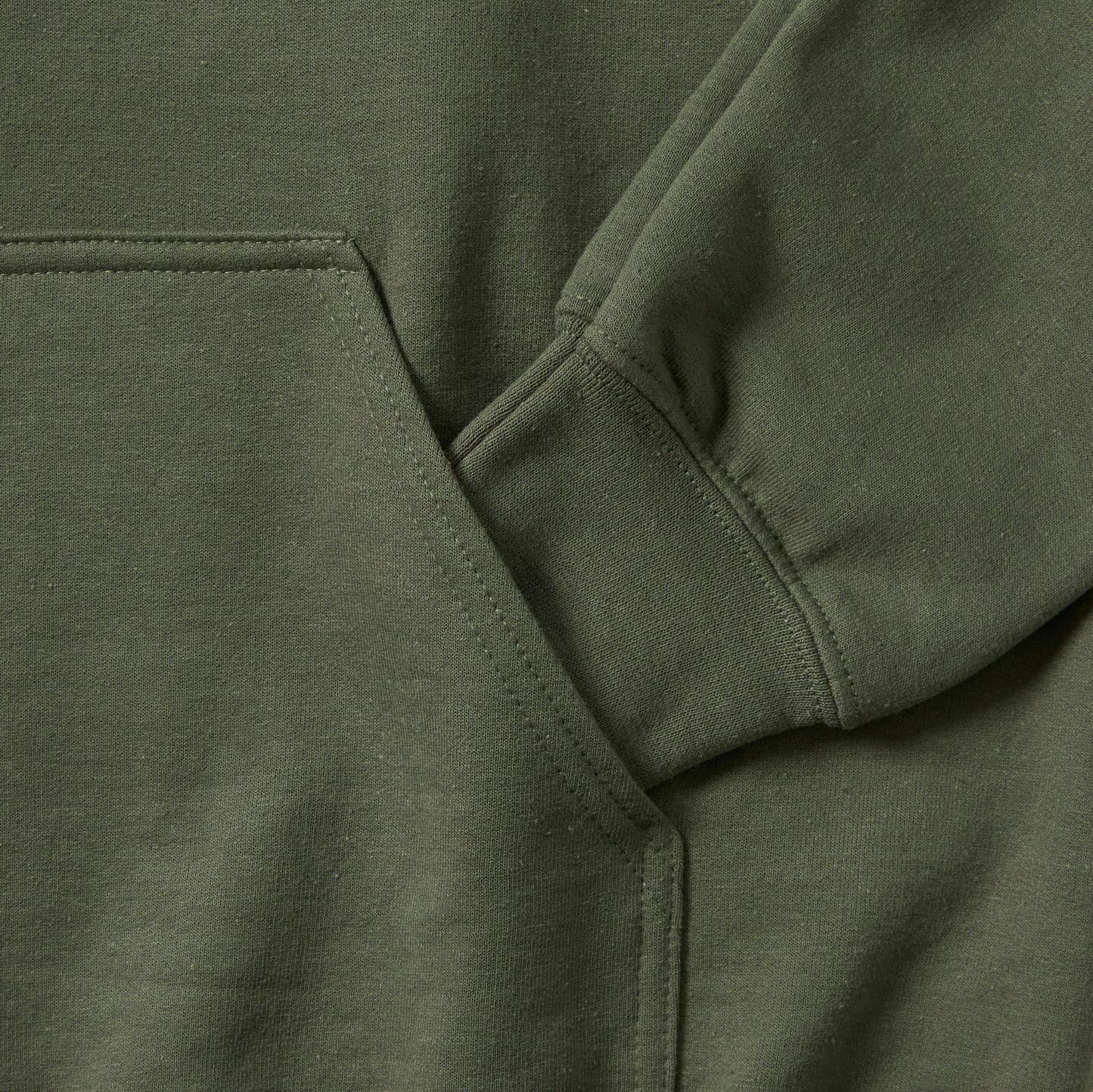 Slon New Year Pullover Hoodie - Military Green