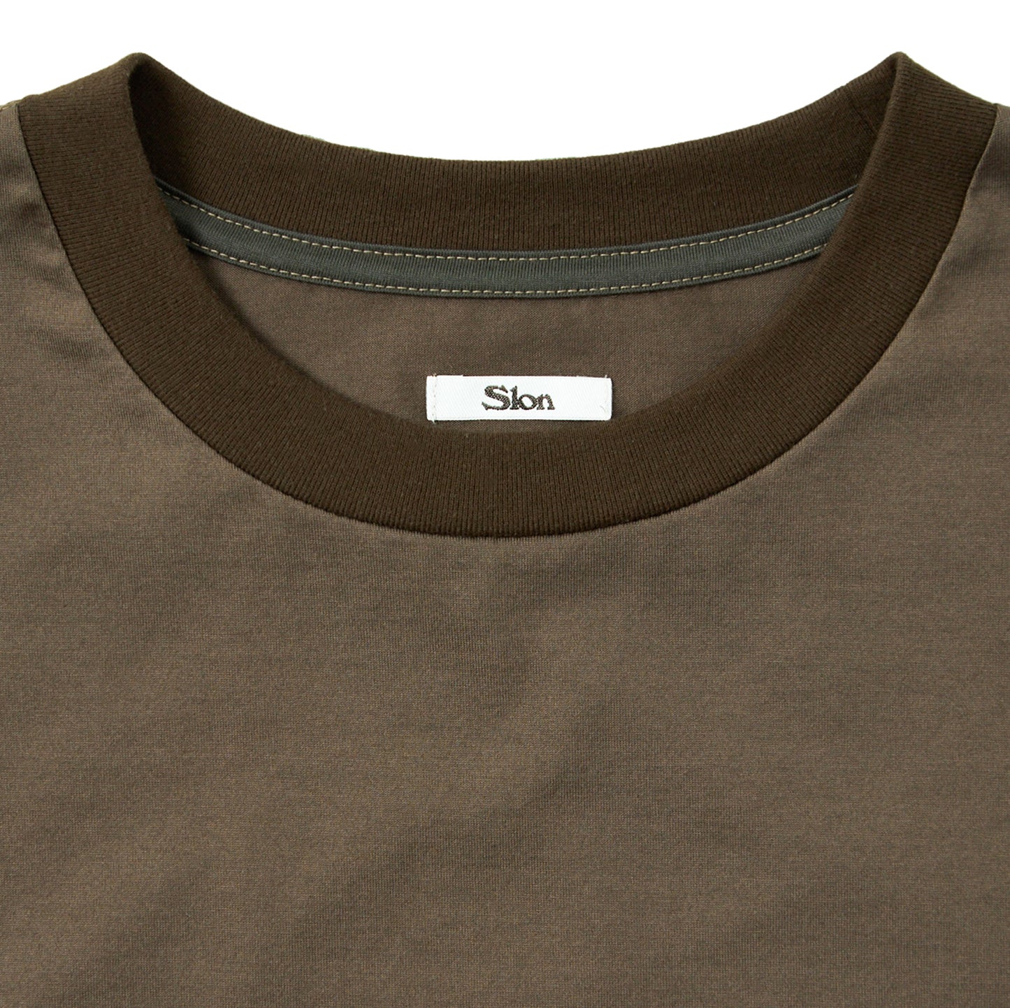 Slon Basic & Comfort S/S Tee - Sepia
