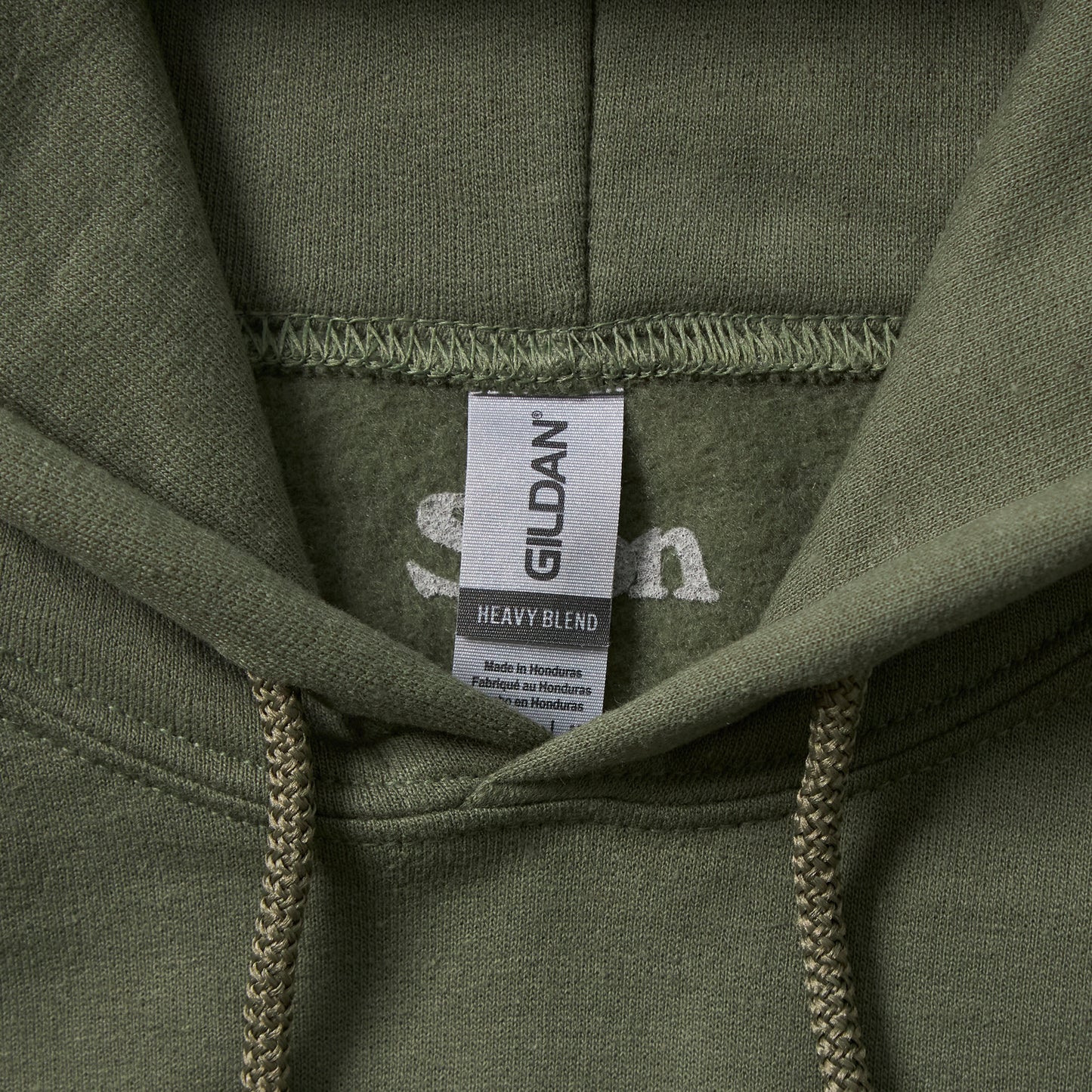 Slon New Year Pullover Hoodie - Military Green