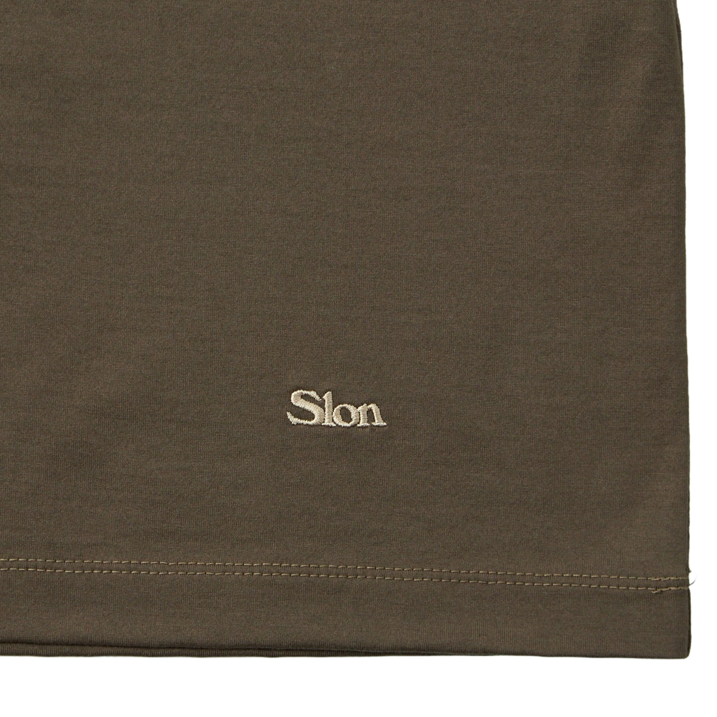 Slon Basic & Comfort S/S Tee - Sepia