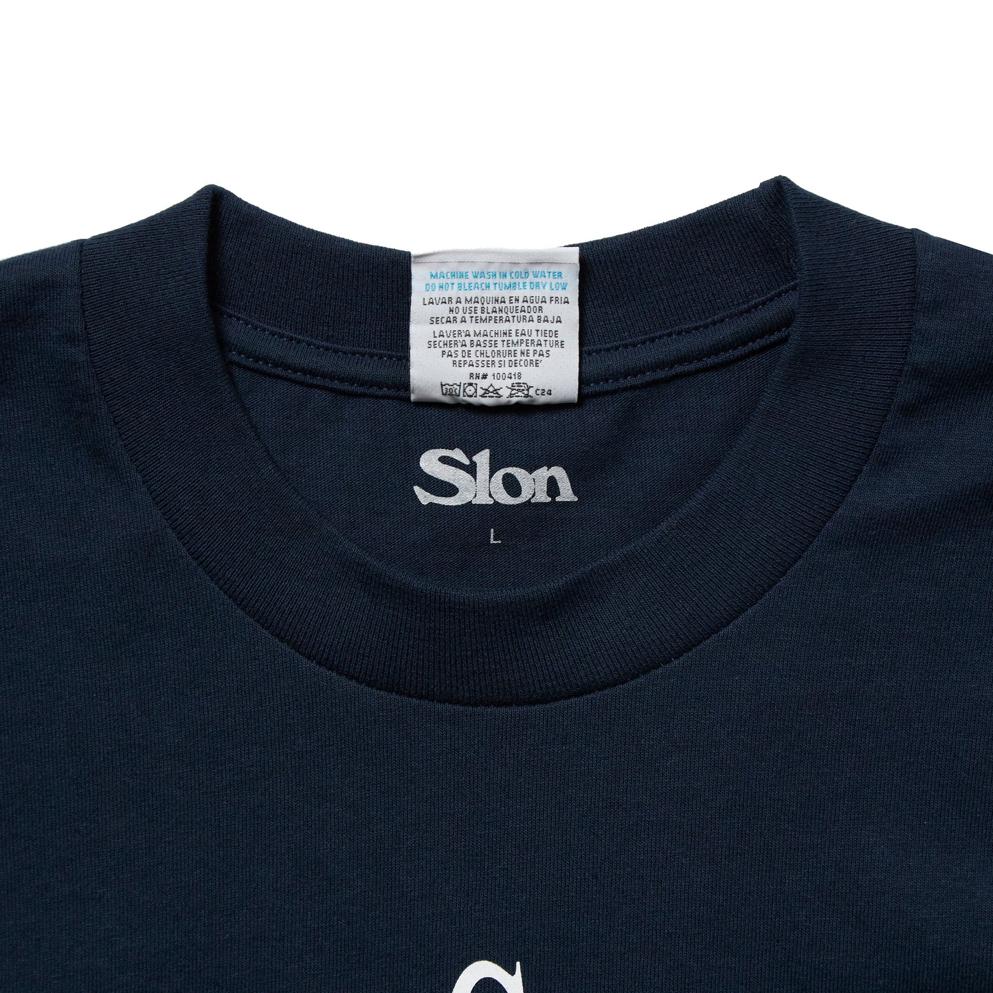 Slon "Muse" Heavyweight L/S Tee - Navy