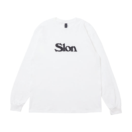 Slon Classic Logo L/S Tee - White