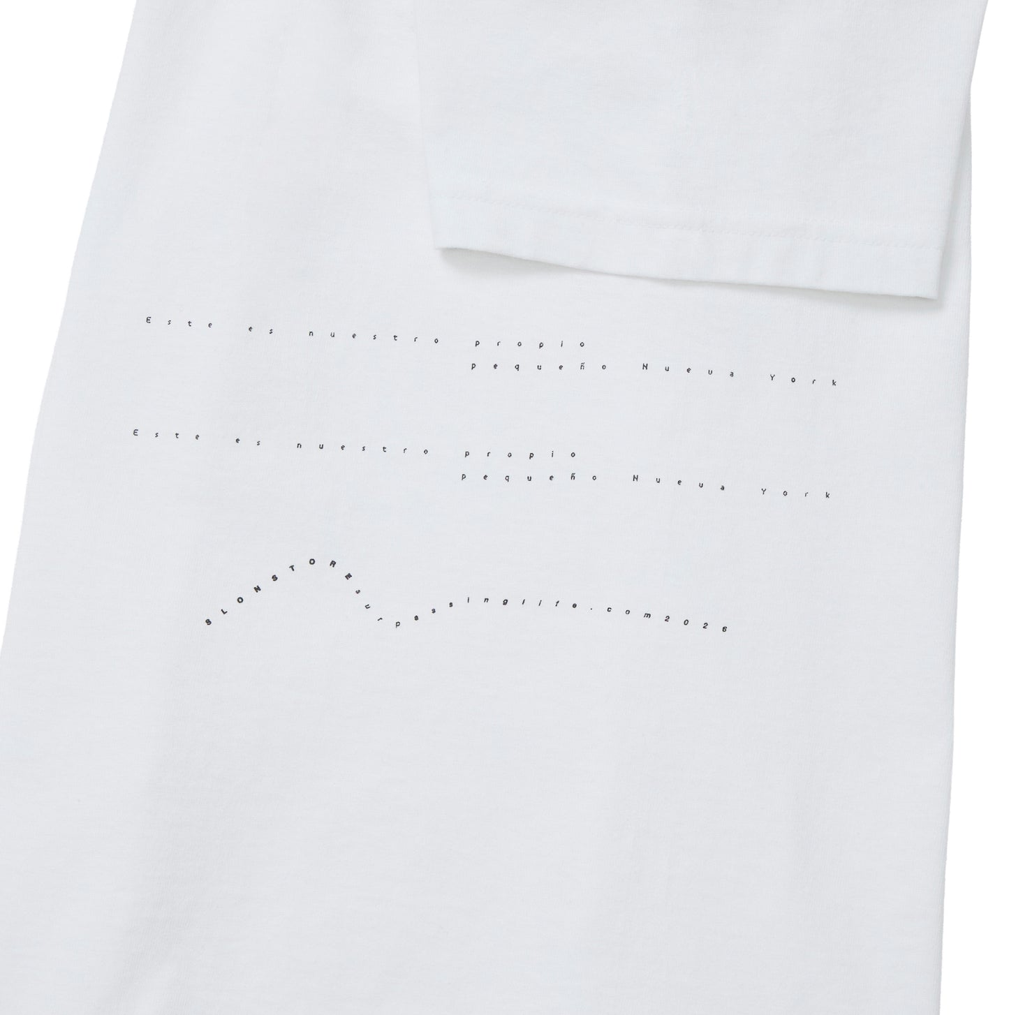 Slon "This is our own little New York" S/S Tee - White