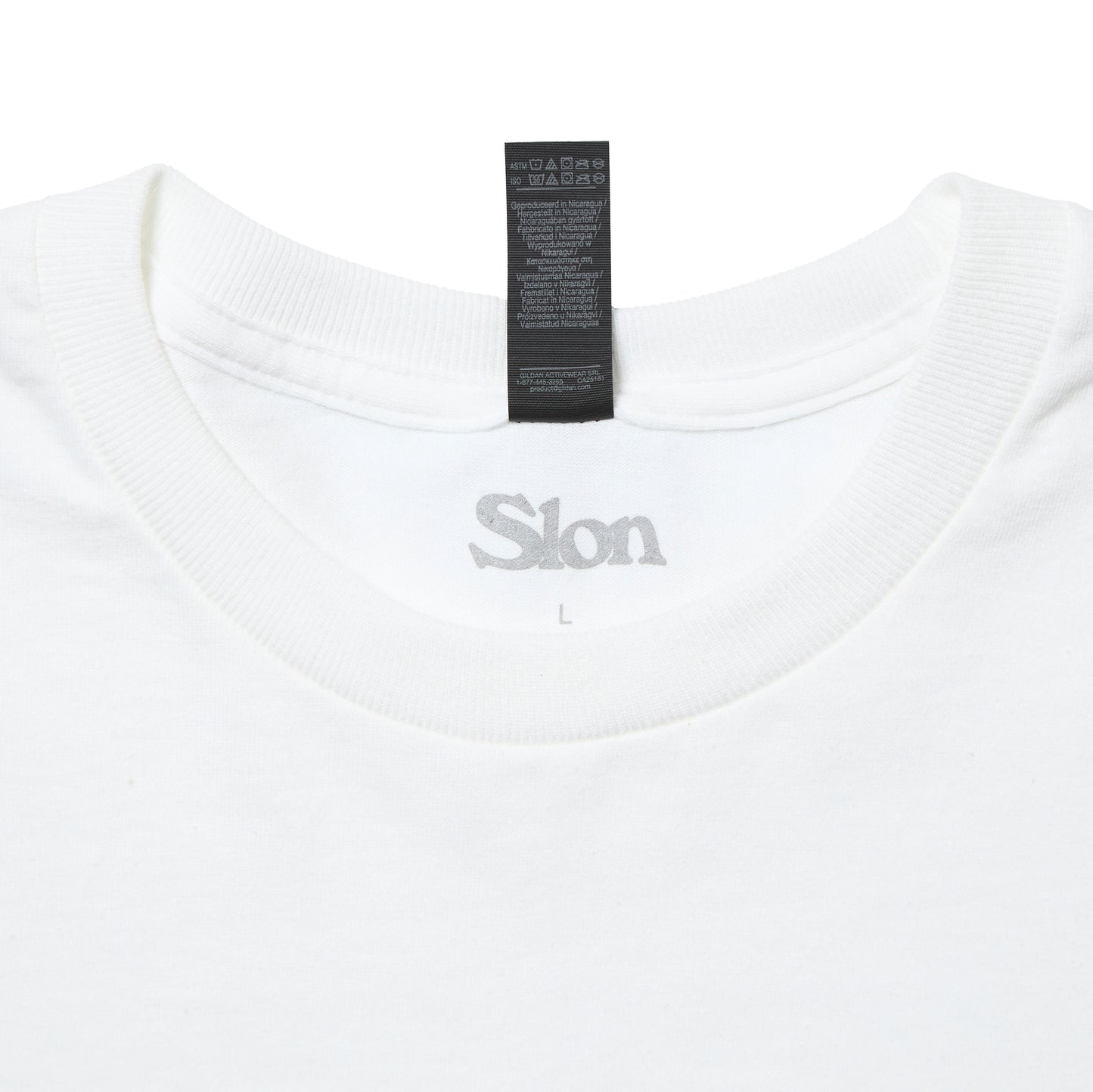 Slon Classic Logo L/S Tee - White