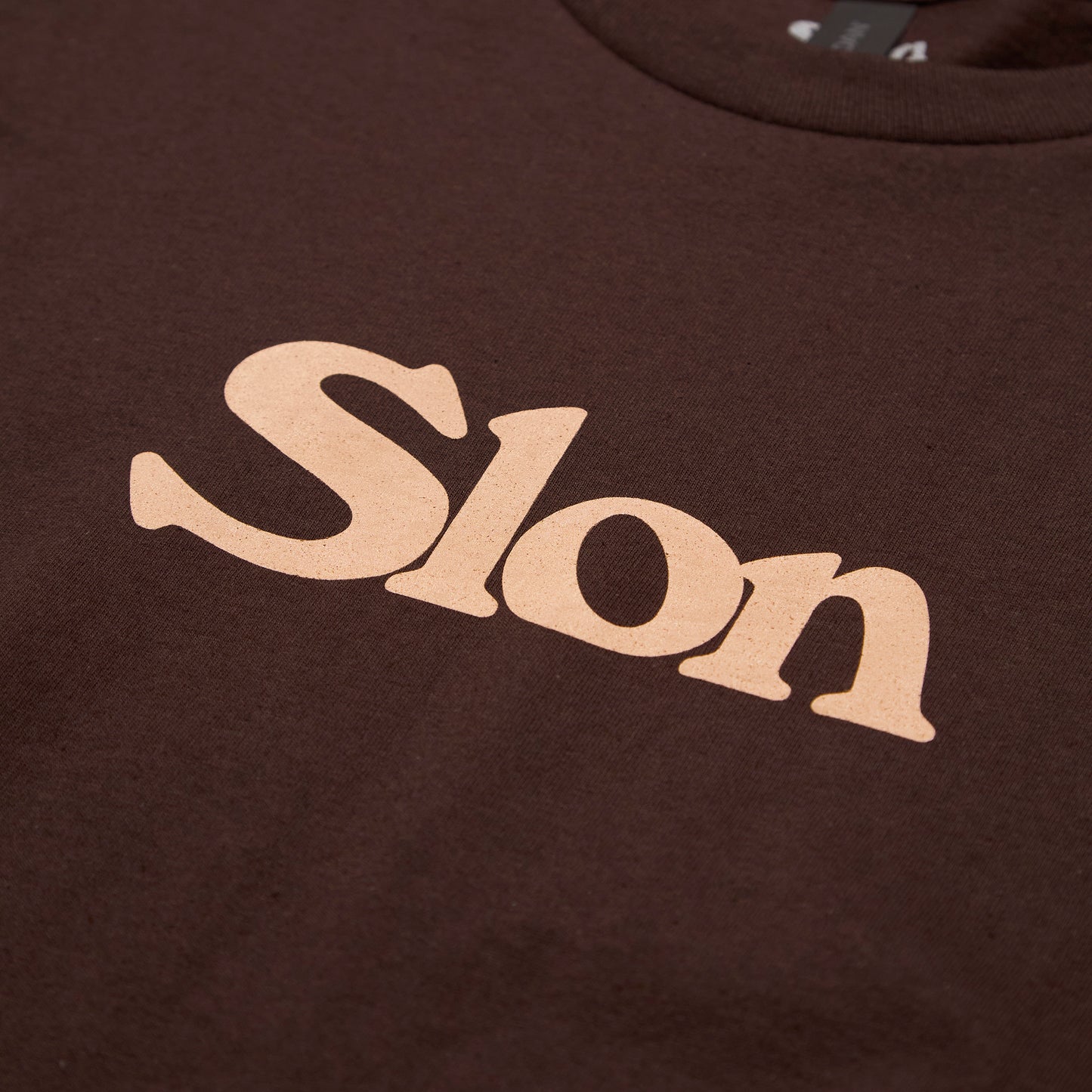 Slon Classic Logo L/S Tee - Dark Chocolate