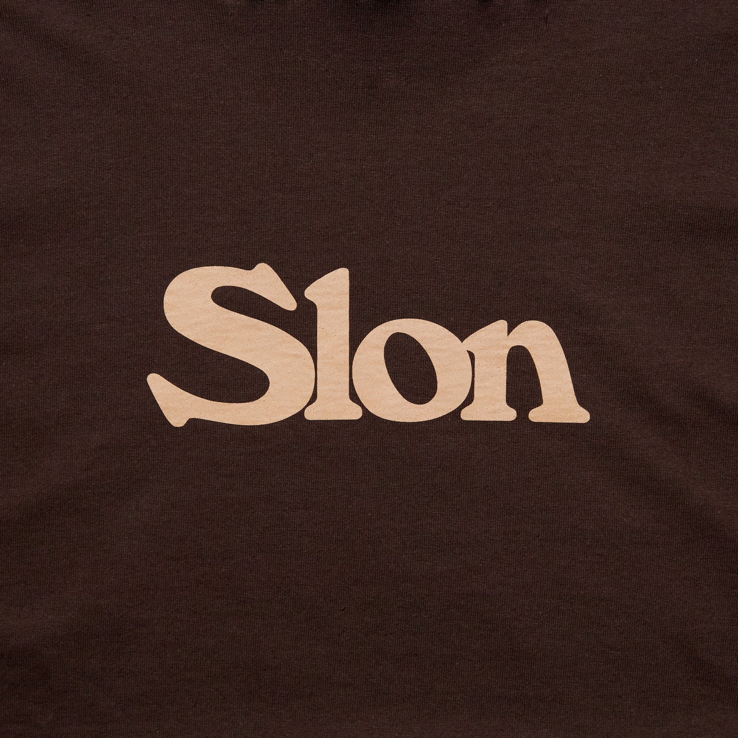 Slon Classic Logo L/S Tee - Dark Chocolate