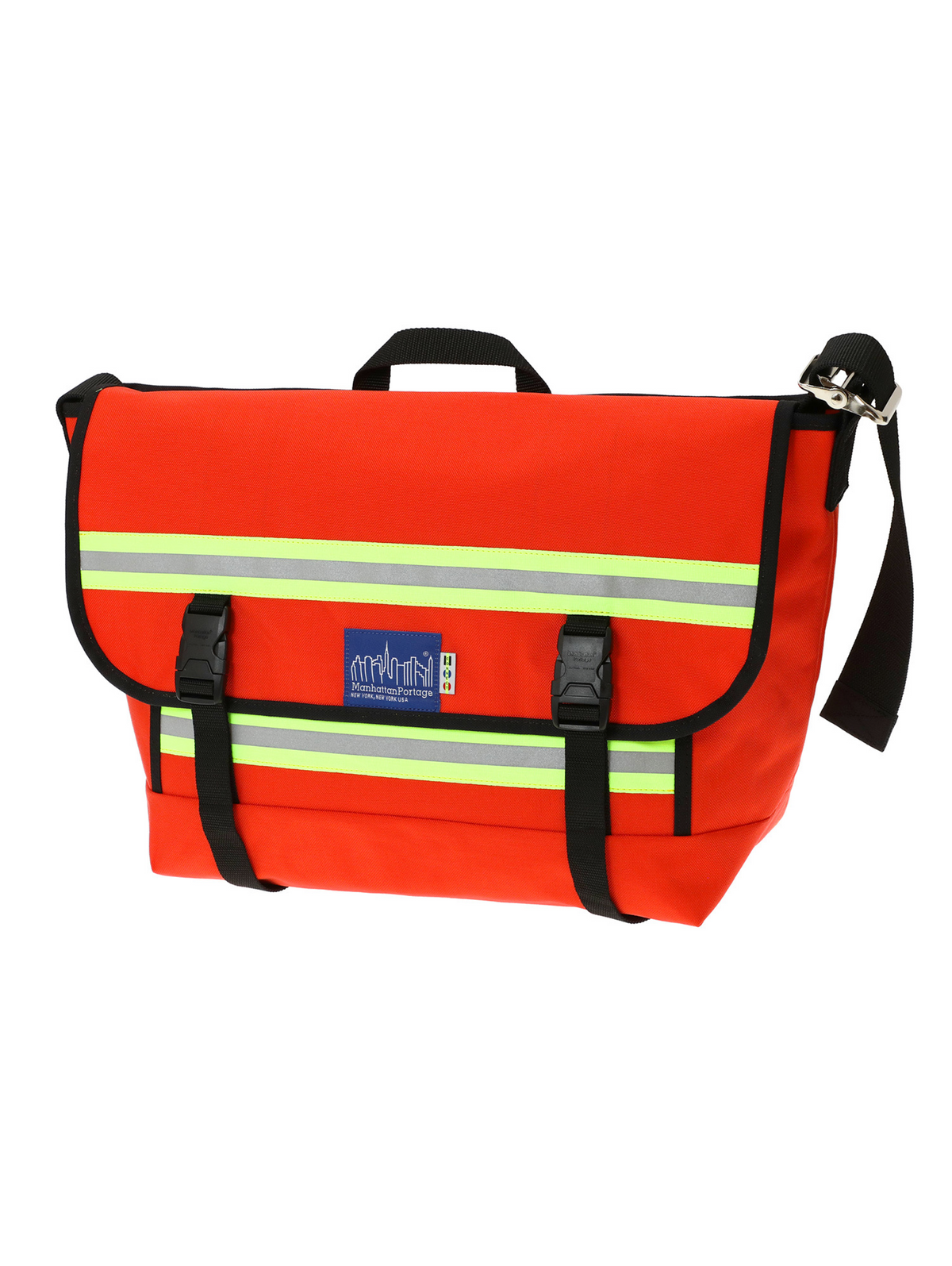 Manhattan Portage CONNECT "Pro Bike Messenger Bag with Stripes" - Orange