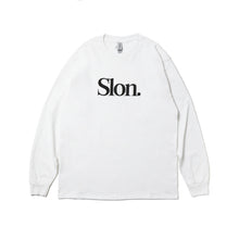 Load image into Gallery viewer, SLON Tech Logo L/S Tee &quot;White/Black”

