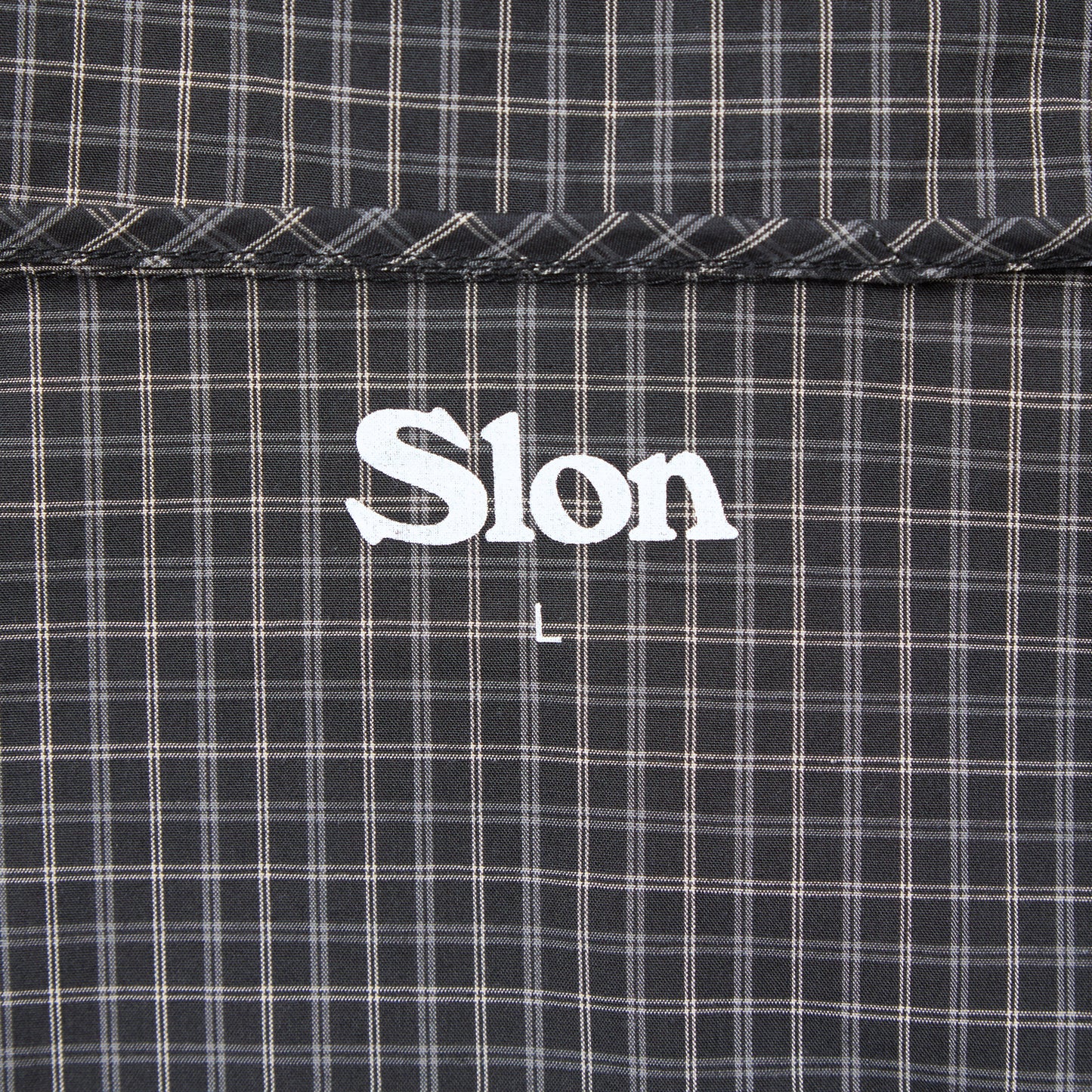 Slon Plaid Cotton Air Jacket "Black Plaid"