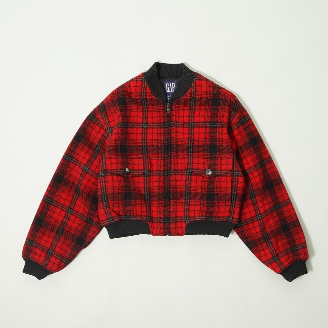 GAP Plaid Wool Jacket